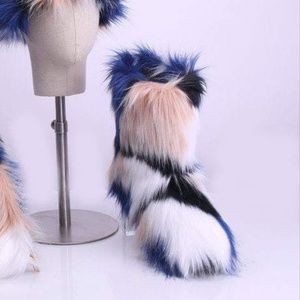 Fur boots